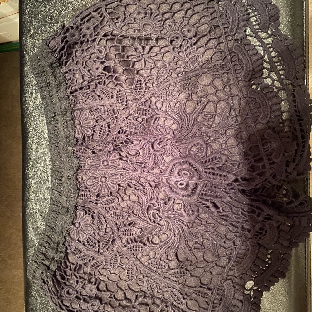 Women’s black knit shorts